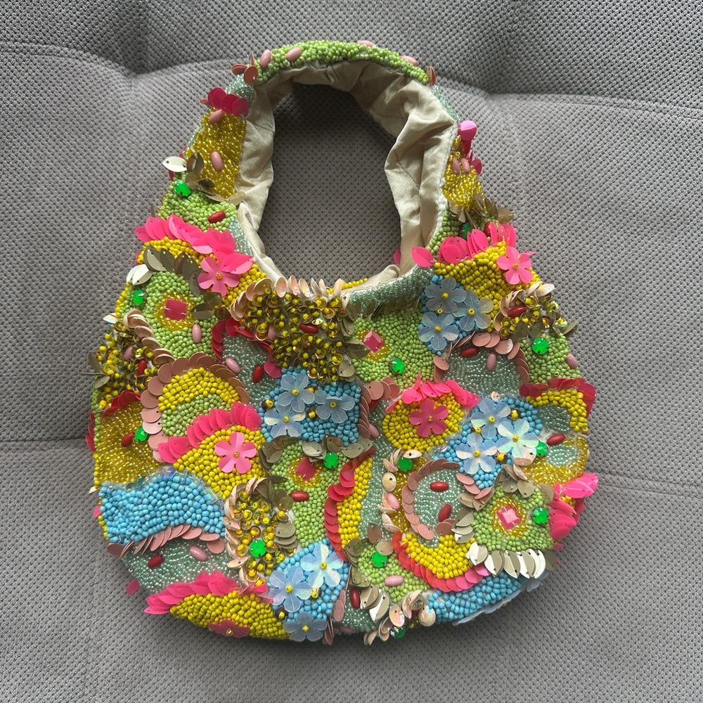 Colorful Embellished Women's Bag